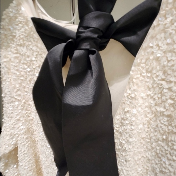 H&M Sequin Tie Back Bow Dress - Picture 5 of 7